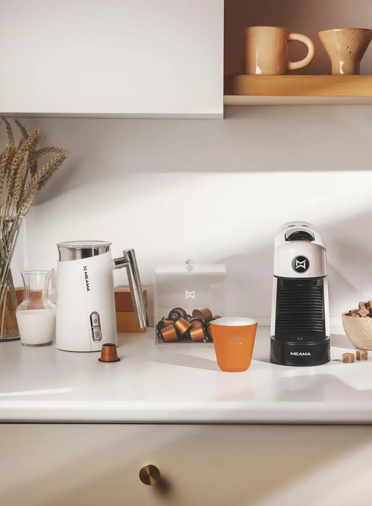 Cappuccino maker white