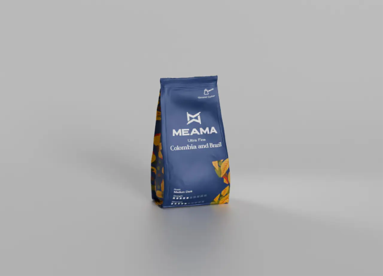 Sedimented coffee: Colombia and Brazil