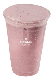 Strawberry iced latte