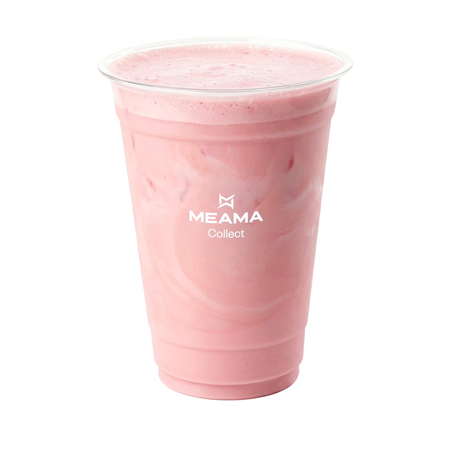 Strawberry iced latte