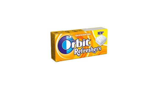 Chewing gum Orbit Refreshers Tropical Mix 15.6 g (384)