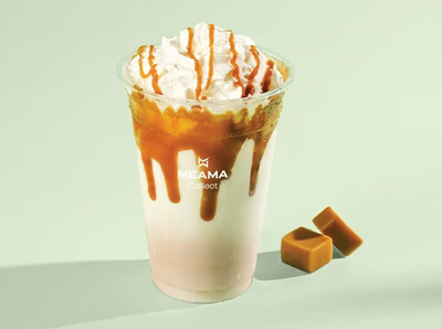 ცივი კარამელ მაკიატო