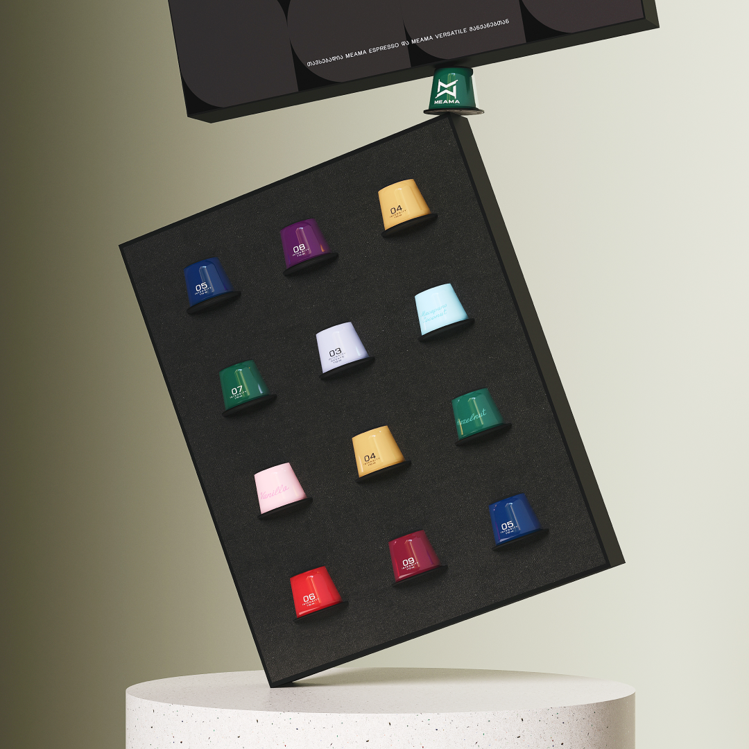 ესპრესო კაფსულების ნაკრები