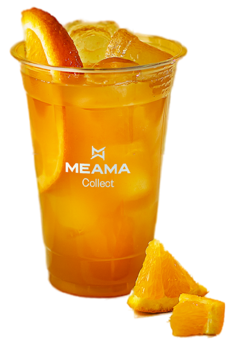 Orange iced tea