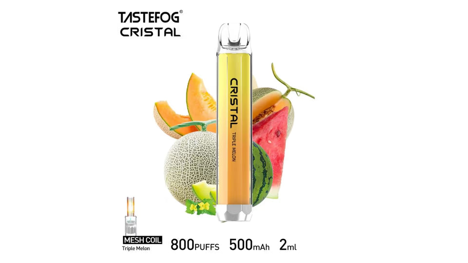 ელ. სიგარეტი Cristal 800puffs სამმაგი ნესვი