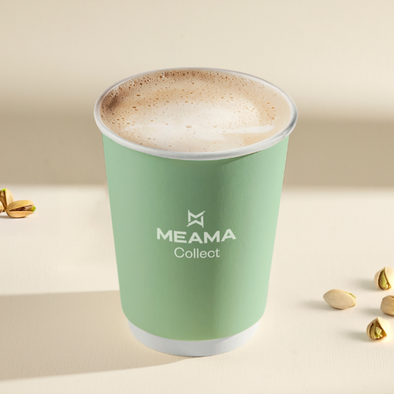 Salty Pistachio Hot Latte