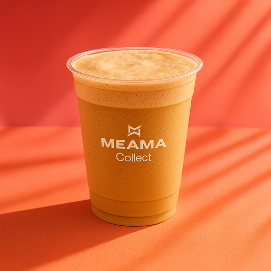 Cold coffee with ice cream