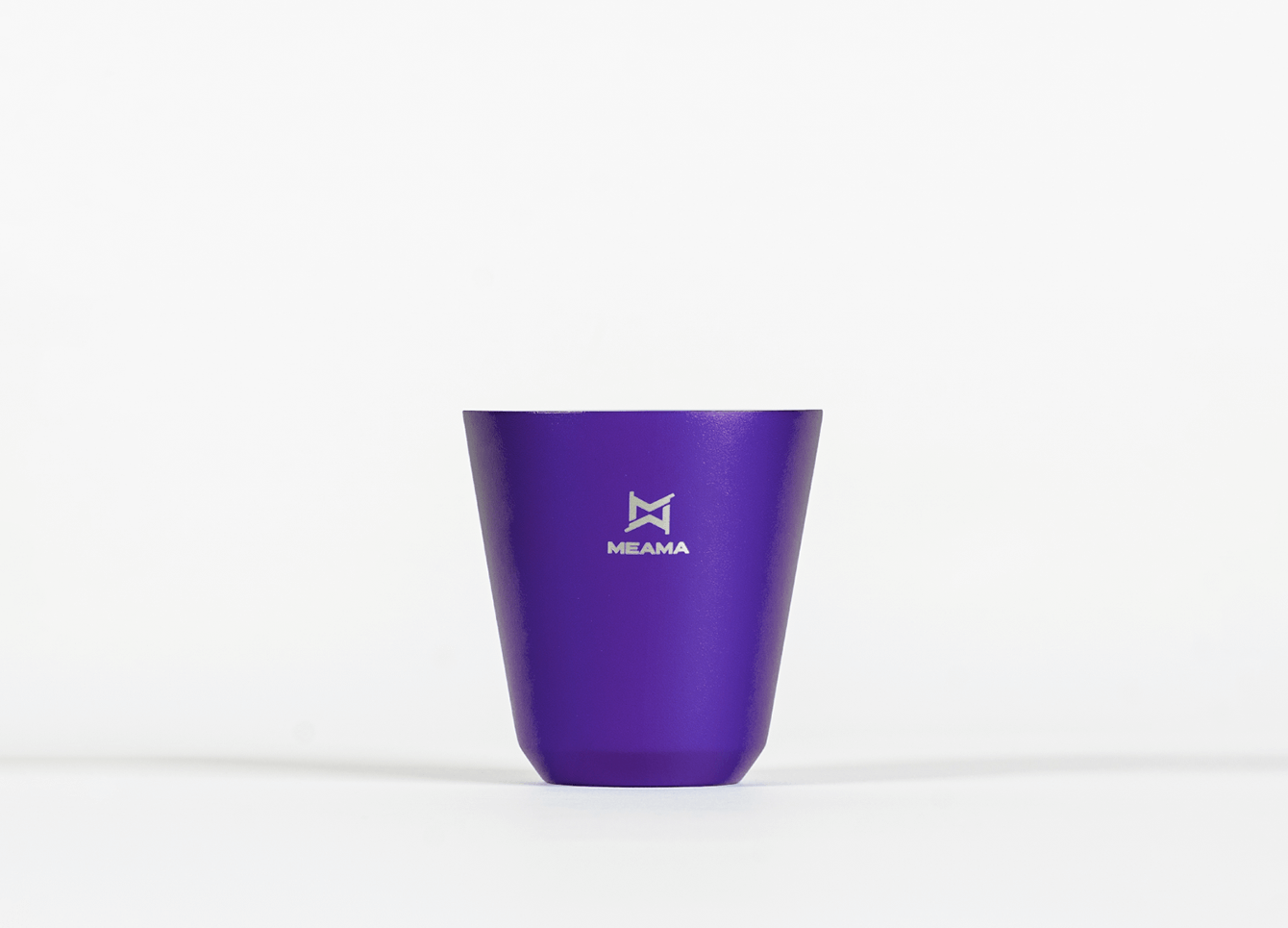 European-sized metal cup - purple