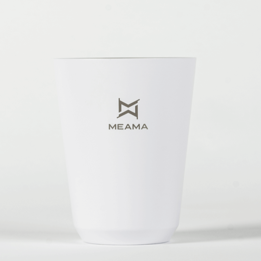 Multi-capsule metal cup - white